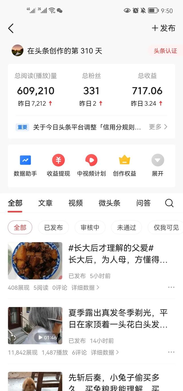 我做自媒體幾個月，都有哪些收獲和體會，再看我的最終收益